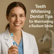 Teeth Whitening Dentist Tips for Maintaining a Radiant Smile