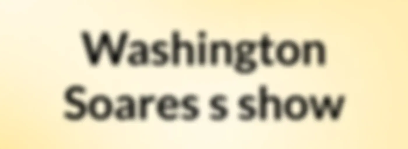 Washington Soares's show