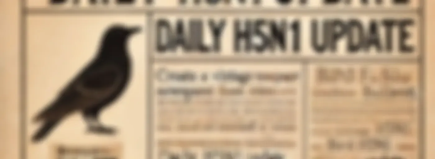 Bird Flu Bulletin: Daily H5N1 Update