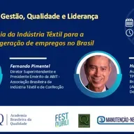 Live “A importância da Indústria Têxtil para a economia e geração de empregos no Brasil"