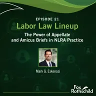 Labor Law Lineup Ep21 - The Power of Appellate and Amicus Briefs in NLRA Practice