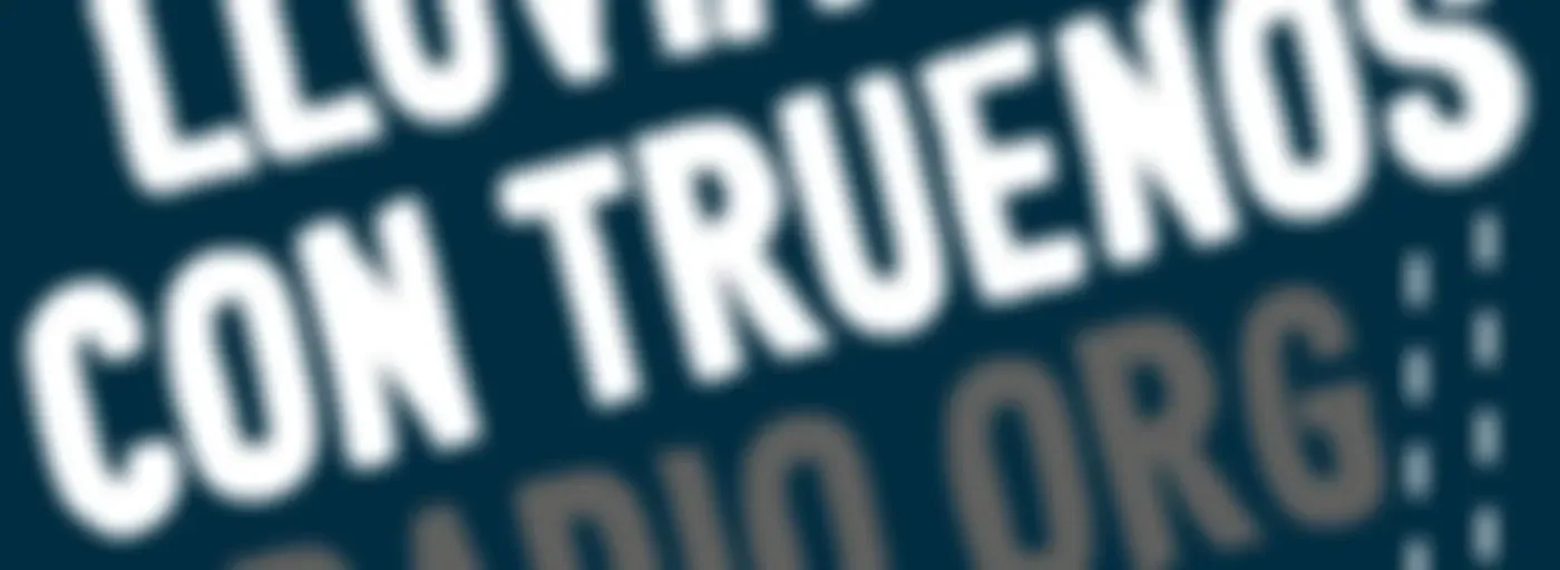 Lluvia con truenos radio