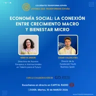 Jóvenes que transforman España. Economía Social: la conexión entre crecimiento macro y bienestar micro.