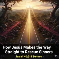 How Jesus Makes the Way Straight to Rescue Sinners | Isaiah 40:3–4 Sermon