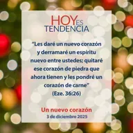 Un nuevo corazón ~ Devocional de Jóvenes ~ 3 de diciembre 2025