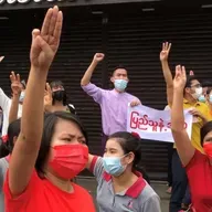 Myanmarischer Widerstand gegen die Militärjunta