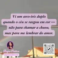 🌈✨ Episódio 4 – Nonô Lê: Versos do Blogue 📖 Poema: “Arco-Íris Duplo”