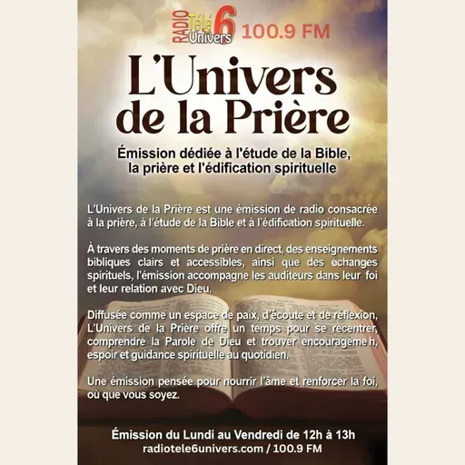 L’Univers de la Prière 2026-05-29 12:00