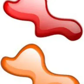 Orange Rain Drops