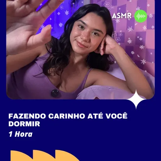 ASMR: sua amiga fazendo carinho até você dormir 💜 1 HORA