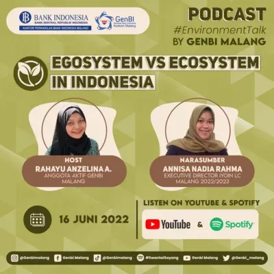 #Environment Talk:Egosystem Vs Ecosystem Masa Kini