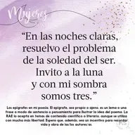 Los epígrafes en mi poesía.