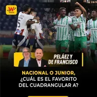 Nacional o Junior, ¿cuál es el favorito del cuadrangular A?