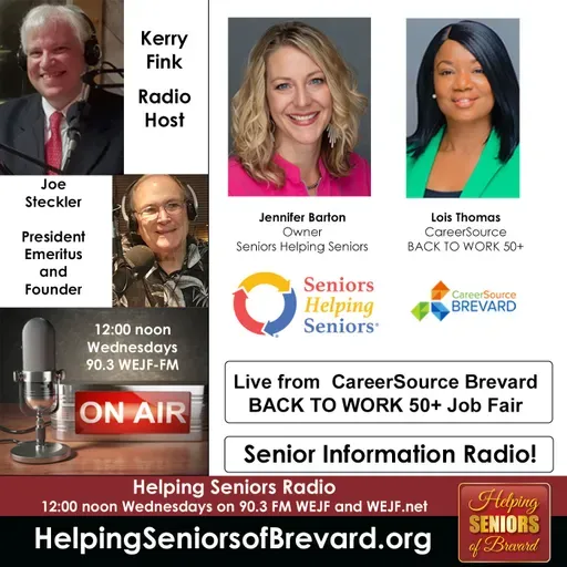 BACK TO WORK 50+ / Helping Seniors Car Raffle | Helping Seniors Radio Podcast