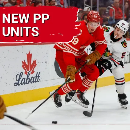 Nate Danielson on PP1? | Detroit Red Wings shakeup the Power Play at practice amid scoring drought