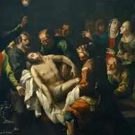 El entierro de Cristo, 1669. Baltasar de Echave y Rioja. | #ColecciónMUNAL