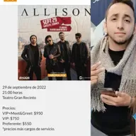 Allison en Teatro Gran Recinto