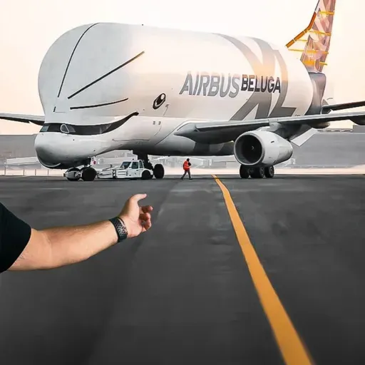 ¡ME SUBO AL AIRBUS BELUGA! Hasta las tripas del increíble avión de transporte