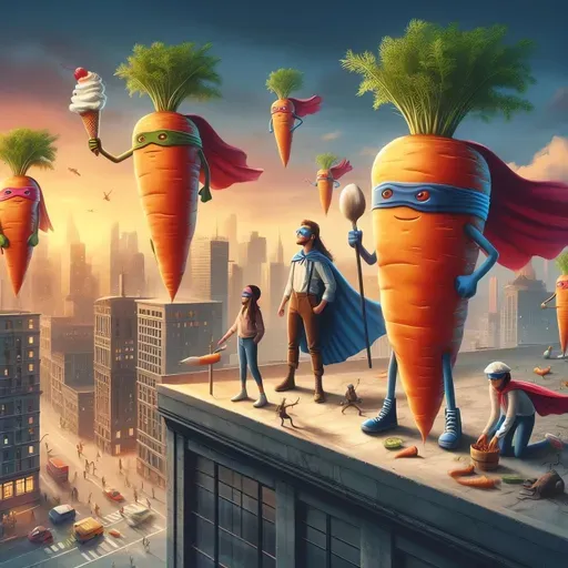 El super poder naranja obtenido de las zanahorias