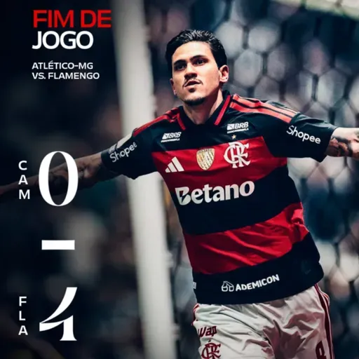 Atlético 0 x 4 Flamengo