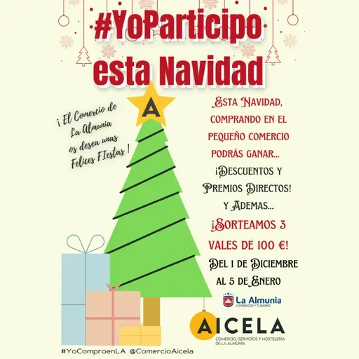 Campaña de Navidad de AICELA 2022-2023, con César Fernández