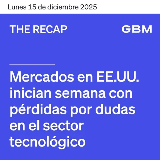 THE RECAP 15-12-25 | Mercados en EE.UU. inician semana con pérdidas por dudas en el sector tecnológico.