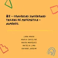 #2 - Conversas sinceronas: Trilhas de matemática - Números