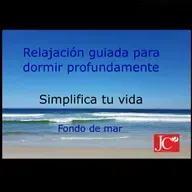 SIMPLIFICA TU VIDA. Audio para dormir. Fondo de costa.