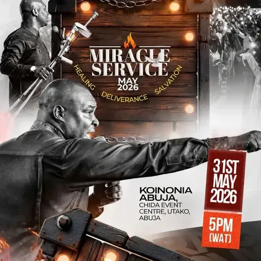 MAY 2026 MIRACLE SERVICE - APOSTLE JOSHUA SELMAN