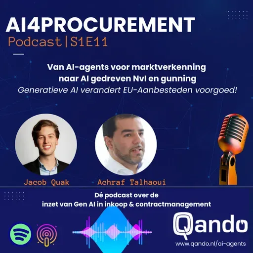 S1E11 | De rol van Generatieve AI bij EU-aanbestedingen! | AI4Procurement powered by Qando!