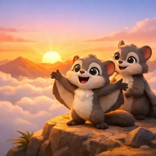 Bedtime Stories: Flying Squirrel Sees the Sunrise🌞