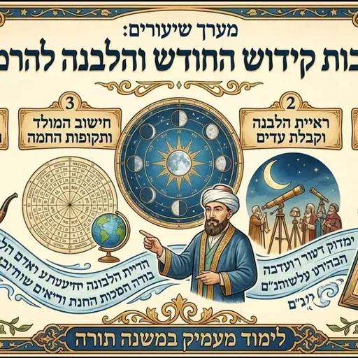 🌐 רמב"ם יומי באשמורת הבוקר הלכות קידוש החודש שיעור מספר 6, הרב אלון עטיה שליט"א היכל המלך גבעת זאב!