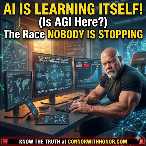 Not one model. Millions of agents, all connected, all running the same loop. Improve. Keep the change that worked. Do it again. At scale. No human in the room slowing it down.