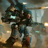 #412 Vehiculos 40K Caballeros Imperiales: Honor y Ceramita.