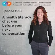 A health literacy check-in before your next conversation