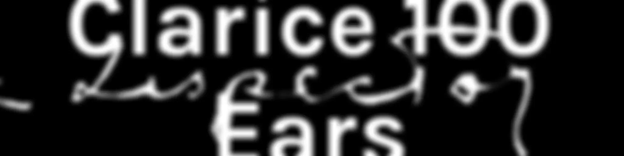 Clarice 100 Ears. Brazil Lab. Princeton University