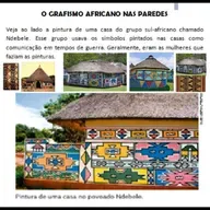 O grafismo africano nas paredes