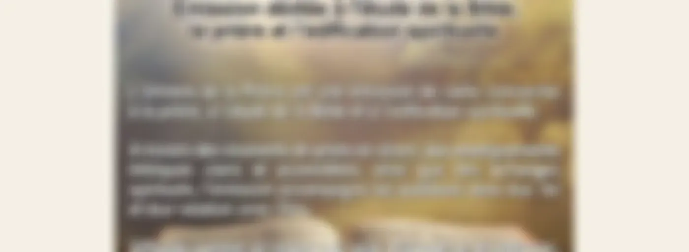 L’Univers de la Prière