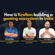 How is Krafton building an esports and gaming ecosystem in India?
