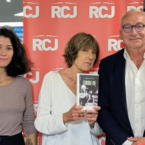 Olivier Frebourg, éditeur et Sarah Gysler pour son livre « Emmenez-moi » aux éditions des équateurs