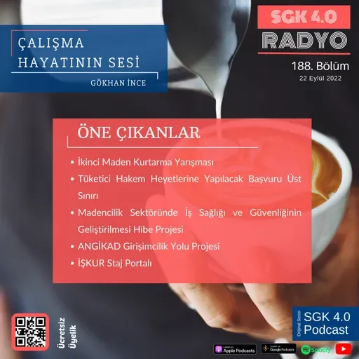 ÇALIŞMA HAYATININ SESİ 188. BÖLÜM | GÖKHAN İNCE-İŞ VE SOSYAL GÜVENLİK UZMANI 