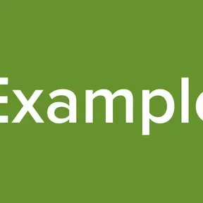 Example