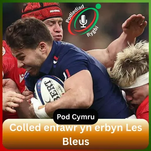 Colled enfawr yn erbyn Les Bleus