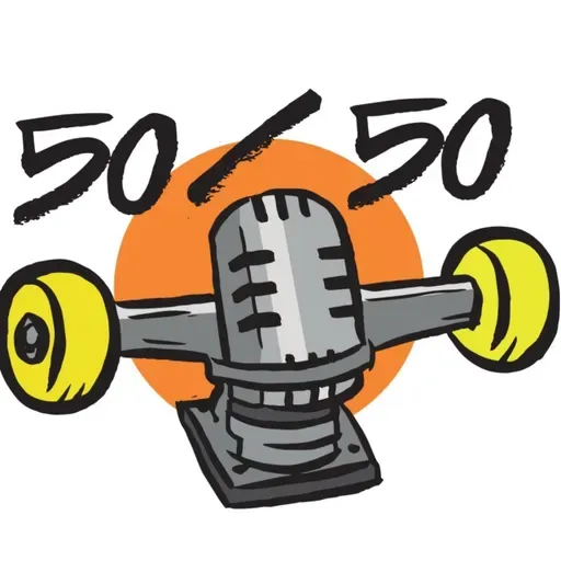 50-50 Skatetalk #42 Go Skateboarding Day 2021 y artículos fake.