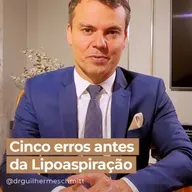 Cinco erros que você NÃO pode cometer antes de uma Lipoaspiração