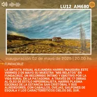 "Mis relatos": el campo patagónico cobra vida en la pintura de Alejandra Harris