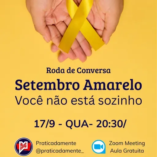 Setembro Amarelo em uma Roda Conversa