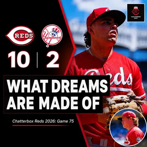 Game 75 - Reds 10, Yankees 2 (Stewart's 6 RBI, Abbott's stellar start propel Cincinnati Reds to big win in the Bronx)