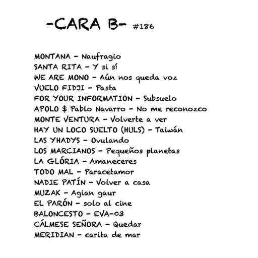 Cara B - 186