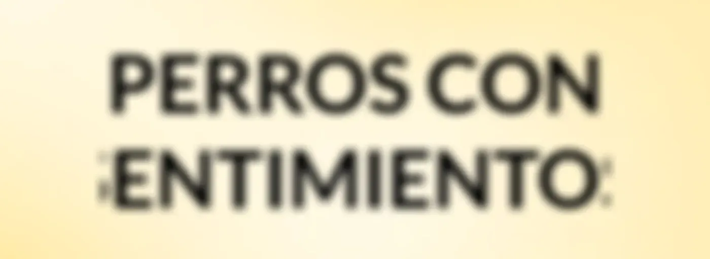 PERROS CON SENTIMIENTOS